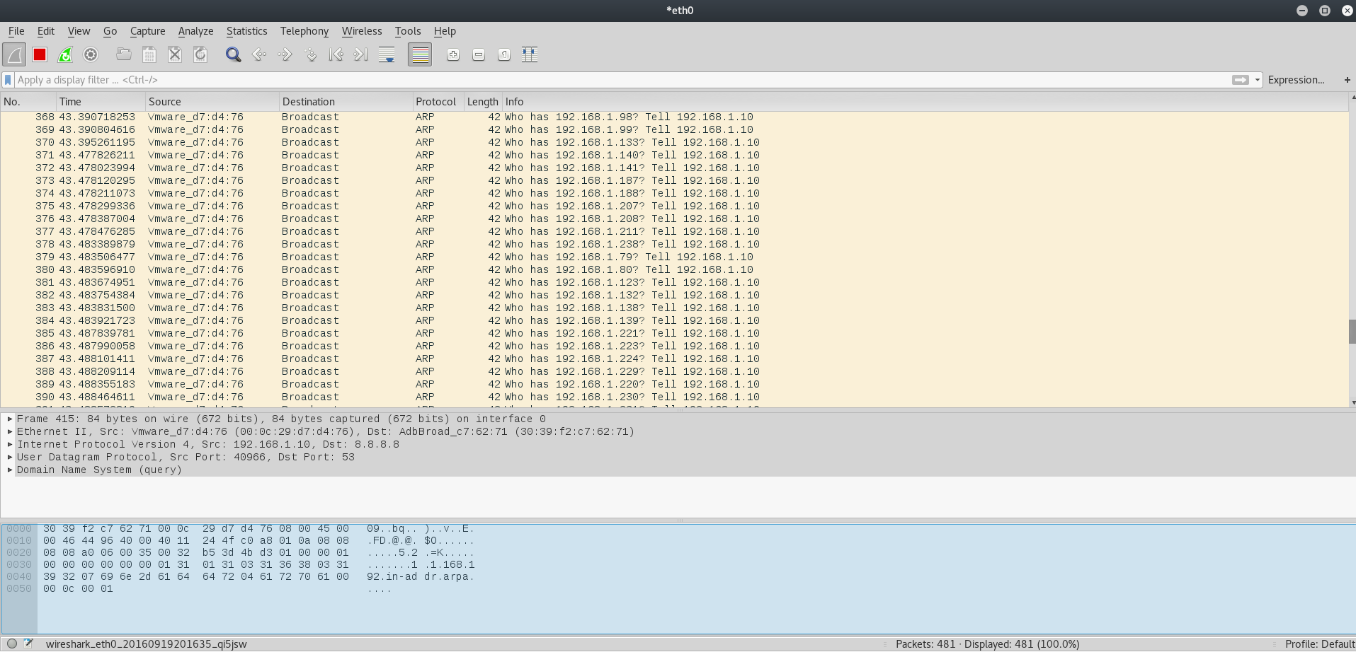 nmap show mac address